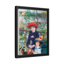 Dos hermanas (en la terraza) (1881) de Pierre-Auguste Renoir 