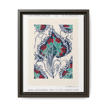 Botanical pochoir pattern in Art Nouveau oriental style - NOMADEN ART GALLERY