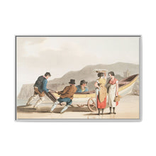 Illustration of fishermen from The Costume of Yorkshire (1814) by George Walker - NOMADEN ART GALLERY