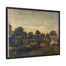 Farming Village at Twilight (1884) by Vincent Van Gogh. Original from The Rijksmuseum. - NOMADEN ART GALLERY
