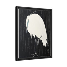 Egret in the rain (1925 - 1936) by Ohara Koson