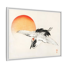 Flying crane by Kōno Bairei (1844-1895)