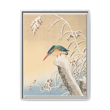 Kingfisher in the snow (1925 - 1936) by Ohara Koson