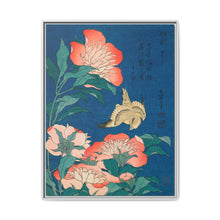 Katsushika Hokusai's peonies and canary (1834) - NOMADEN ART GALLERY