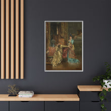 The Visit (c. 1870) by Alfred Stevens: A Glimpse into 19th-Century Elegance