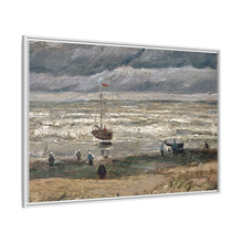 Vincent van Gogh's Beach at Scheveningen in Stormy Weather (1882) - NOMADEN ART GALLERY