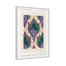 Estampado de pochoir Art Nouveau con estampado de uvas en estilo oriental. Original de nuestra propia edición de 1914 de Samarkande.