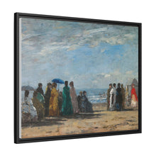 Claude Monet's The Beach at Trouville - NOMADEN ART GALLERY