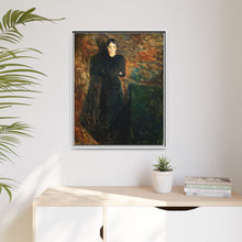 Lady in Black by Edvard Munch - NOMADEN ART GALLERY