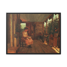 Girl Shelling Peas (ca.1873) by Winslow Homer - NOMADEN ART GALLERY