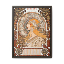 Alphonse Maria Mucha's Zodiaque or La Plume (ca. 1896–1897). Famous Art Nouveau artwork