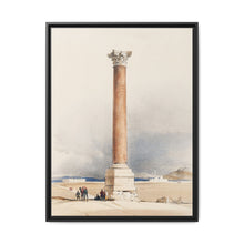 Pompey's Pillar Alexandria illustration by David Roberts (1796–1864). - NOMADEN ART GALLERY