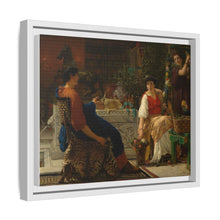 Preparations for the Festivities (The Floral Wreath) (1866) by Sir Lawrence Alma Tadema