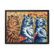 Three cats singing. Gouache by Louis Wain, 1925/1939 - NOMADEN ART GALLERY