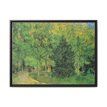 Vincent van Gogh's Path in the Park of Arles with Walkers (1888) - NOMADEN ART GALLERY