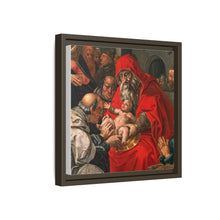The circumcision of Christ. Oil painting after Hendrik Goltzius