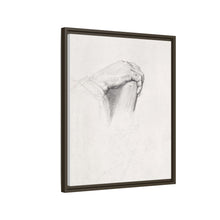 La mano de Poussin, según Ingres (ca. 1875-1877) de Georges Seurat