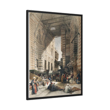 Bazaar of the silk mercers, Cairo illustration by David Roberts (1796–1864)