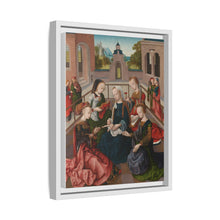 The Virgin and Child with Four Holy Virgins (c. 1495 - c. 1500) by Master of the Virgo inter Virgines