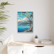 Impresión del monte Fuji desde el lago Yamanaka en alta resolución por Hiroaki Takahashi 