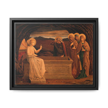 The women at the grave of Christ: anangel tells them that he is risen. Colour lithograph by M. and N. Hanhart after J.E. Goodall after Fra Angelico. - NOMADEN ART GALLERY