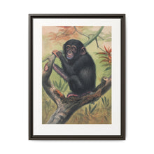 The Chimpanzee from Zoological sketches (1861-1867) by Joseph Wolf and Philip Lutley Sclater. - NOMADEN ART GALLERY