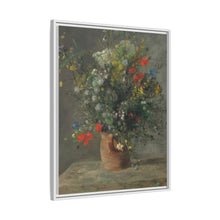Flores en un jarrón (c. 1866), cuadro de alta resolución de Pierre-Auguste Renoir 
