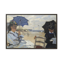 Claude Monet's The Beach at Trouville (1870) - NOMADEN ART GALLERY