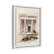 Entrance to the caves of Beni Hasan illustration by David Roberts (1796–1864)