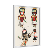 Hopi Katcinas - Piokot Turkwinu Turkwinu Mana (1895) drawn by the native people from the book of Jesse Walter Fewkes (1850–1930) - NOMADEN ART GALLERY