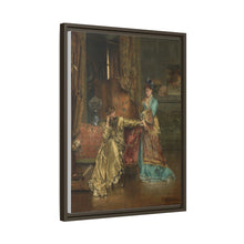 The Visit (c. 1870) by Alfred Stevens: A Glimpse into 19th-Century Elegance
