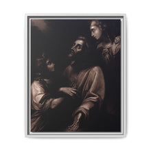 The ecstasy of Saint Francis of Assisi; two angels next to him. Mezzotint by W. Say after L. Carracci - NOMADEN ART GALLERY