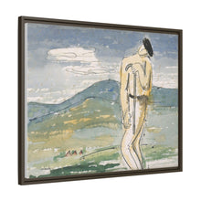 A weary pilgrim (1936) watercolor by Mikulas Galanda