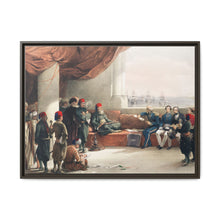 Interview with The Viceroy of Egypt at His palace at Alexandria illustration by David Roberts (1796–1864) - NOMADEN ART GALLERY