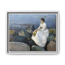Summer night, Inger on the beach (1889) by Edvard Munch - NOMADEN ART GALLERY