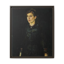 Inger in Black (1884) by Edvard Munch - NOMADEN ART GALLERY