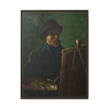 Vincent van Gogh's Self-Portrait with Dark Felt Hat at the Easel (1886) - NOMADEN ART GALLERY