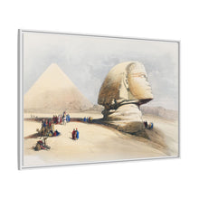 The Great Sphinx Pyramids of Gezeeh illustration bby David Roberts (1796–1864)