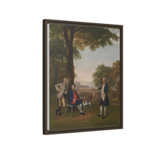 Arthur Holdsworth Conversing with Thomas Taylor and Captain Stancombe by the River Dart (1757) by Arthur Devis