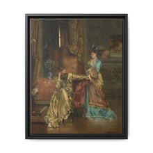 The Visit (c. 1870) by Alfred Stevens: A Glimpse into 19th-Century Elegance - NOMADEN ART GALLERY