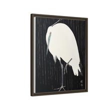 Egret in the rain (1925 - 1936) by Ohara Koson