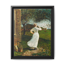 The Dinner Horn, Blowing the Horn at Seaside (1870) by Winslow Homer - NOMADEN ART GALLERY