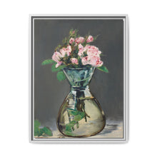 Moss Roses in a Vase (1882) by Edouard Manet. - NOMADEN ART GALLERY