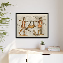 Hunter-Gatherer Mosaic: Vintage Encyclopaedia Art (1891)