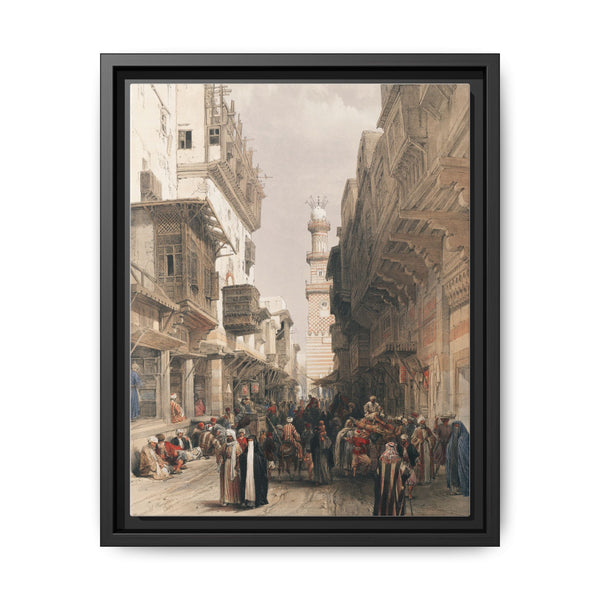 Mosque The Mooristan Cairo illustration by David Roberts (1796–1864) - Vintage Wall Art - NOMADEN ART GALLERY