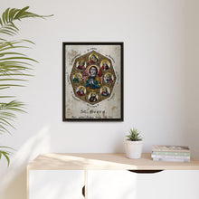 Saint George and Saint Antony of Padua, Saint Catherine of Alexandria, Saint Peter the Apostle, Saint Philomena, Saint Anne, Saint Barbara, Saint John the Baptist and Saint Agnes