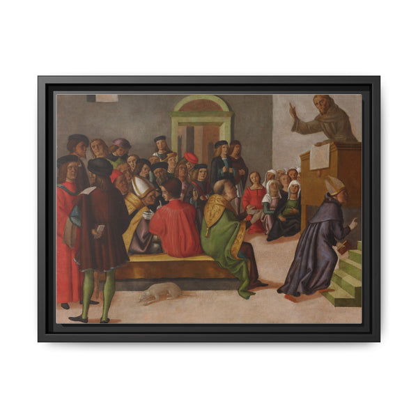 A Franciscan Monk Preaching (ca. 1515-1525 (Renaissance) by School of the Romagna - NOMADEN ART GALLERY