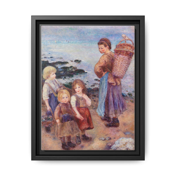 Mussel-Fishers at Berneval (Pêcheuses de moules à Berneval, côte normand) (1879) by Pierre-Auguste Renoir - NOMADEN ART GALLERY