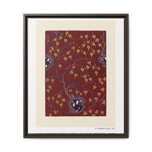 Art Nouveau Flower pattern pochoir print in oriental style. Original from our own 1914 edition of Samarkande - NOMADEN ART GALLERY