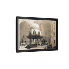 Mosque of Sultan Hassan Cairo illustration by David Roberts (1796–1864) - Framed Wall Art